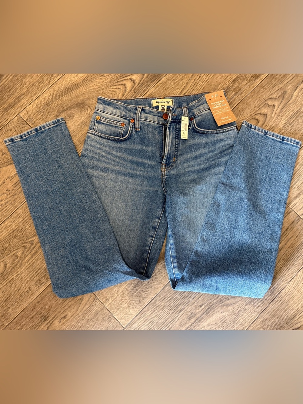 NWT! Madewell Perfect Vintage Jean! Size 26
